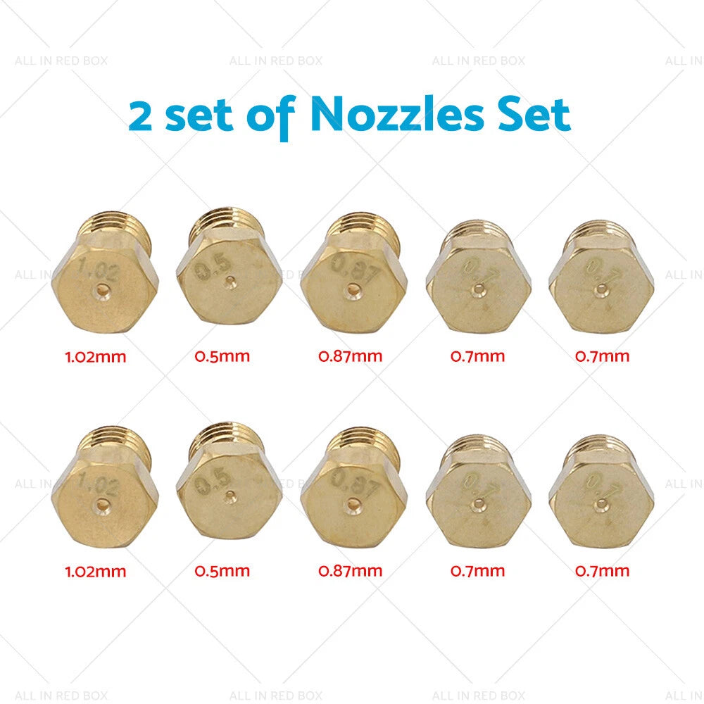 LPG Gas Jet Set 5-30PCS for Burner Hob Conversion Nozzle Injector