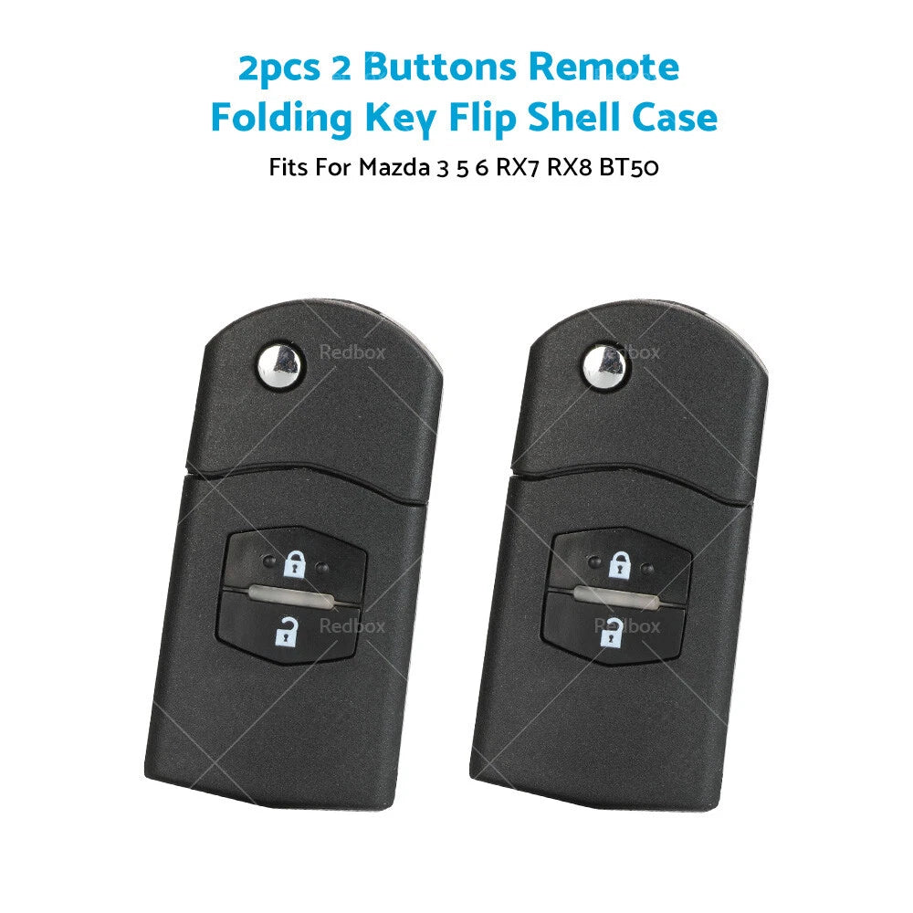 Buttons Car Key Case Cover for Mazda 3 5 6 RX7 RX8 BT50