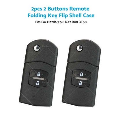 Buttons Car Key Case Cover for Mazda 3 5 6 RX7 RX8 BT50