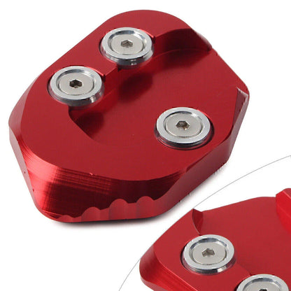 Red Support Foot Side Stand Enlarger Pad for Honda CB1000R (2018-2019)