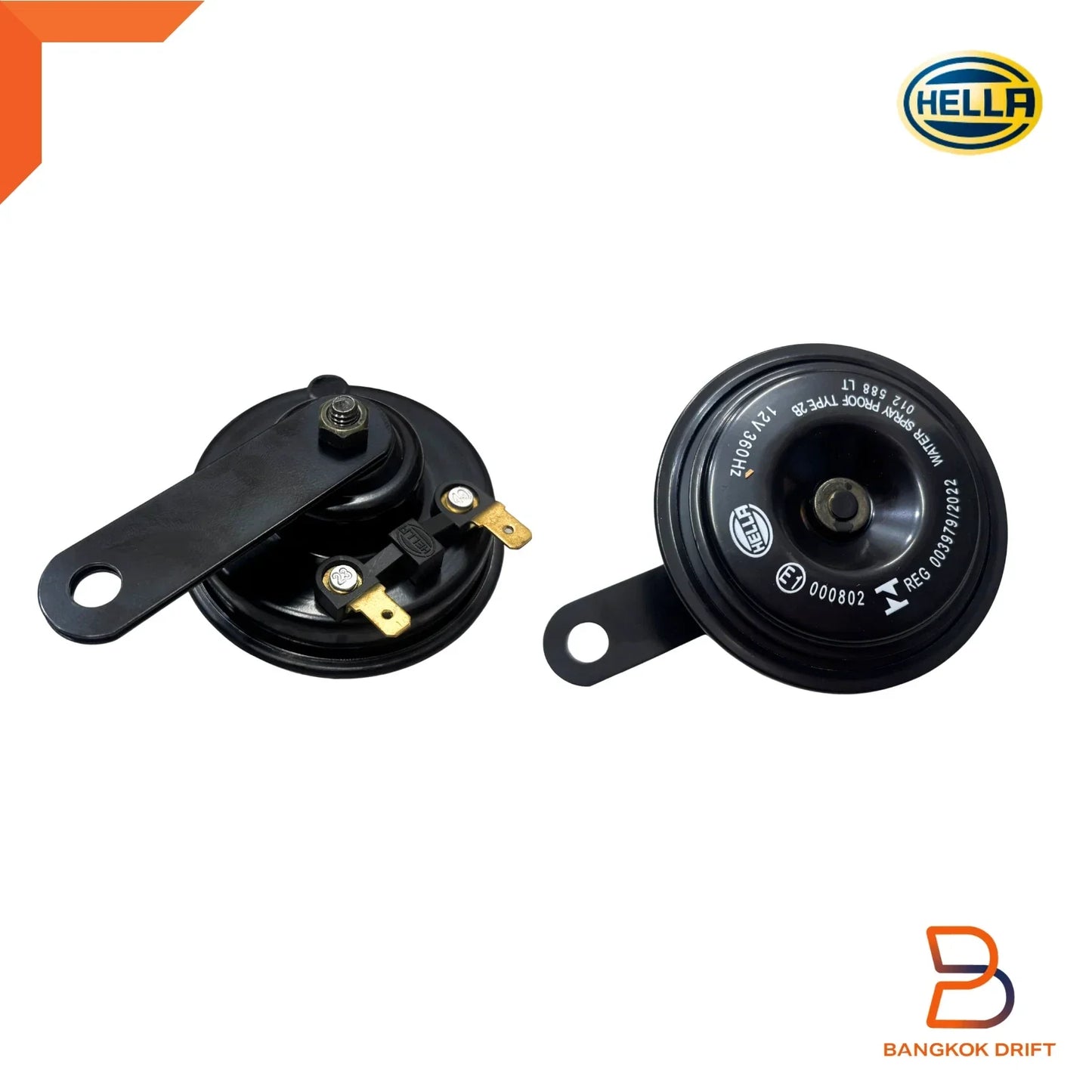 77MM 12V Classic Disc Horns for Yamaha Honda BMW Car Truck
