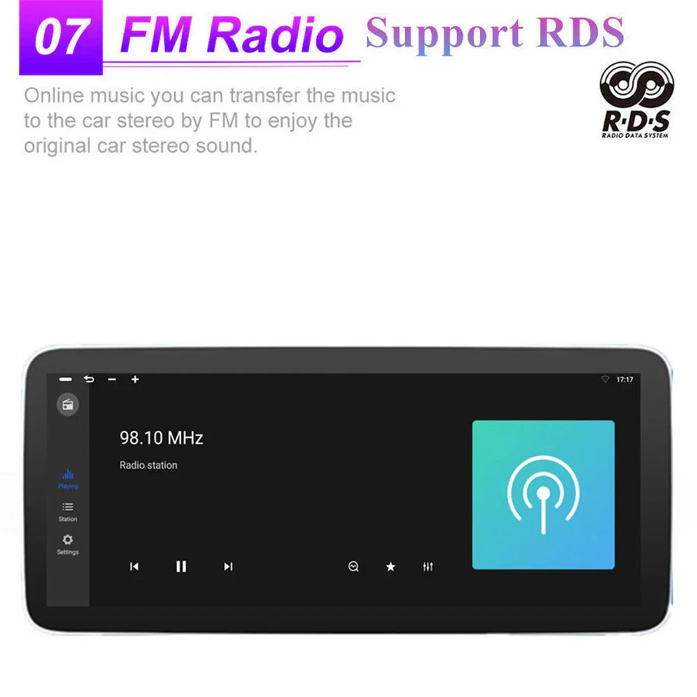 12.3" 4GB + 64GB Car Stereo Radio GPS for Mercedes Benz W164 X164 (2005-2012)