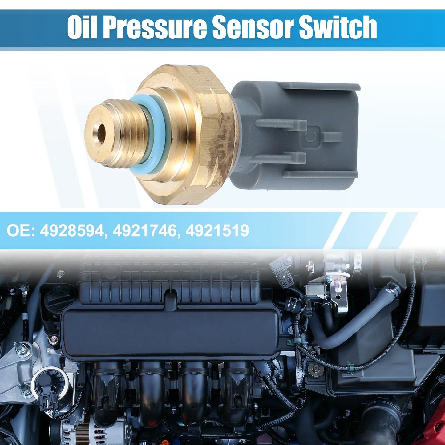 Engine Oil Pressure Sensor Switch for Dodge Ram (2010-2023)