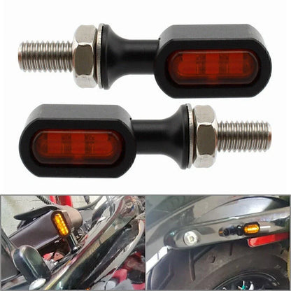 LED Rear Turn Signal Light Lamp Orange Lens for Harley