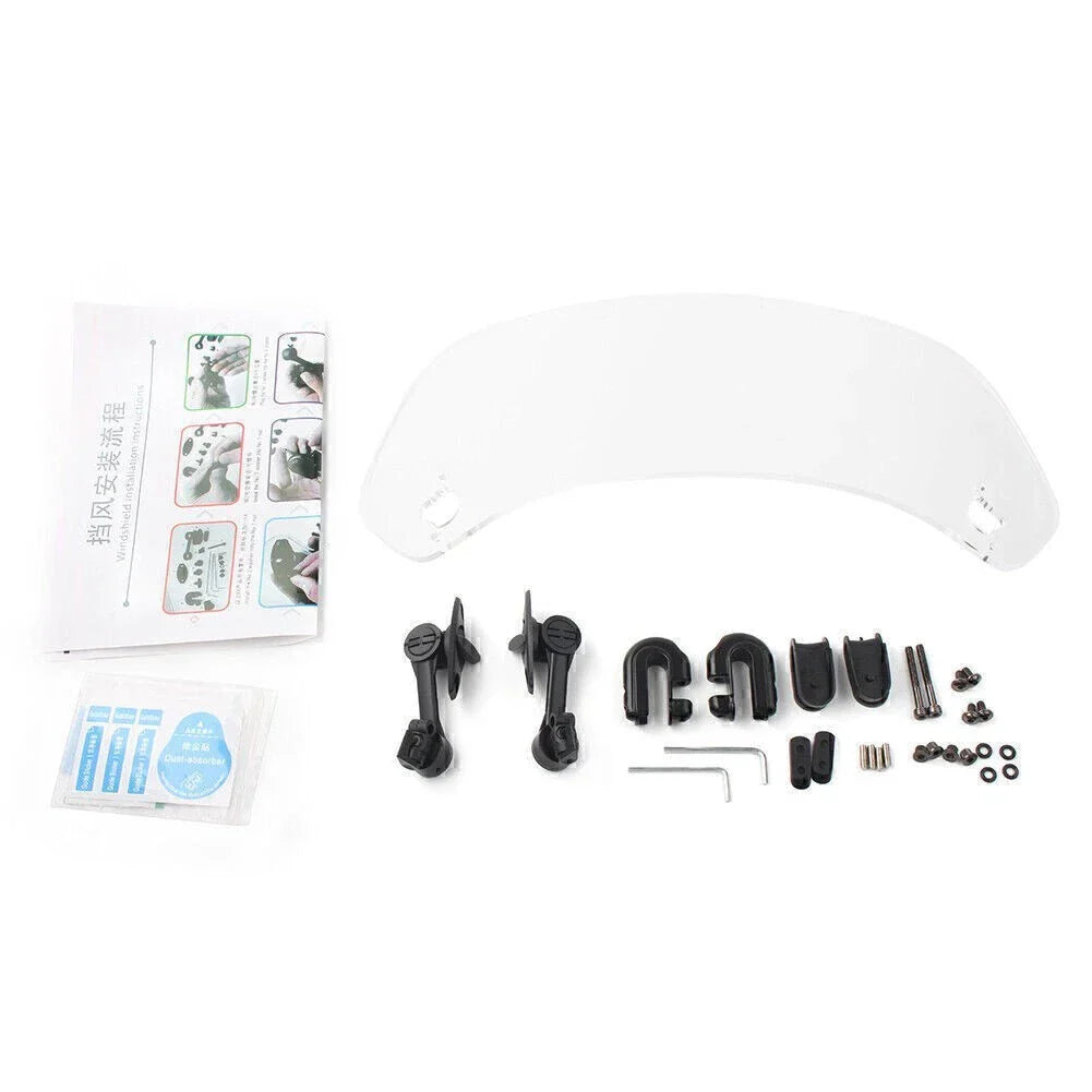 Windshield Clip-On Extension Spoiler Deflector for Universal Cars