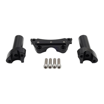 3.5" Handlebar Riser & Top Clamp for Harley Dyna, Tour, Road Glide (2006-2023)