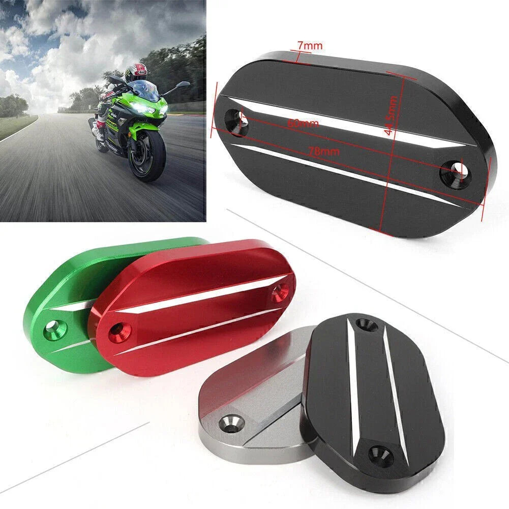 Titanium Front Brake Fluid Reservoir Cap Cover for KAWASAKI Ninja 400 (2018)