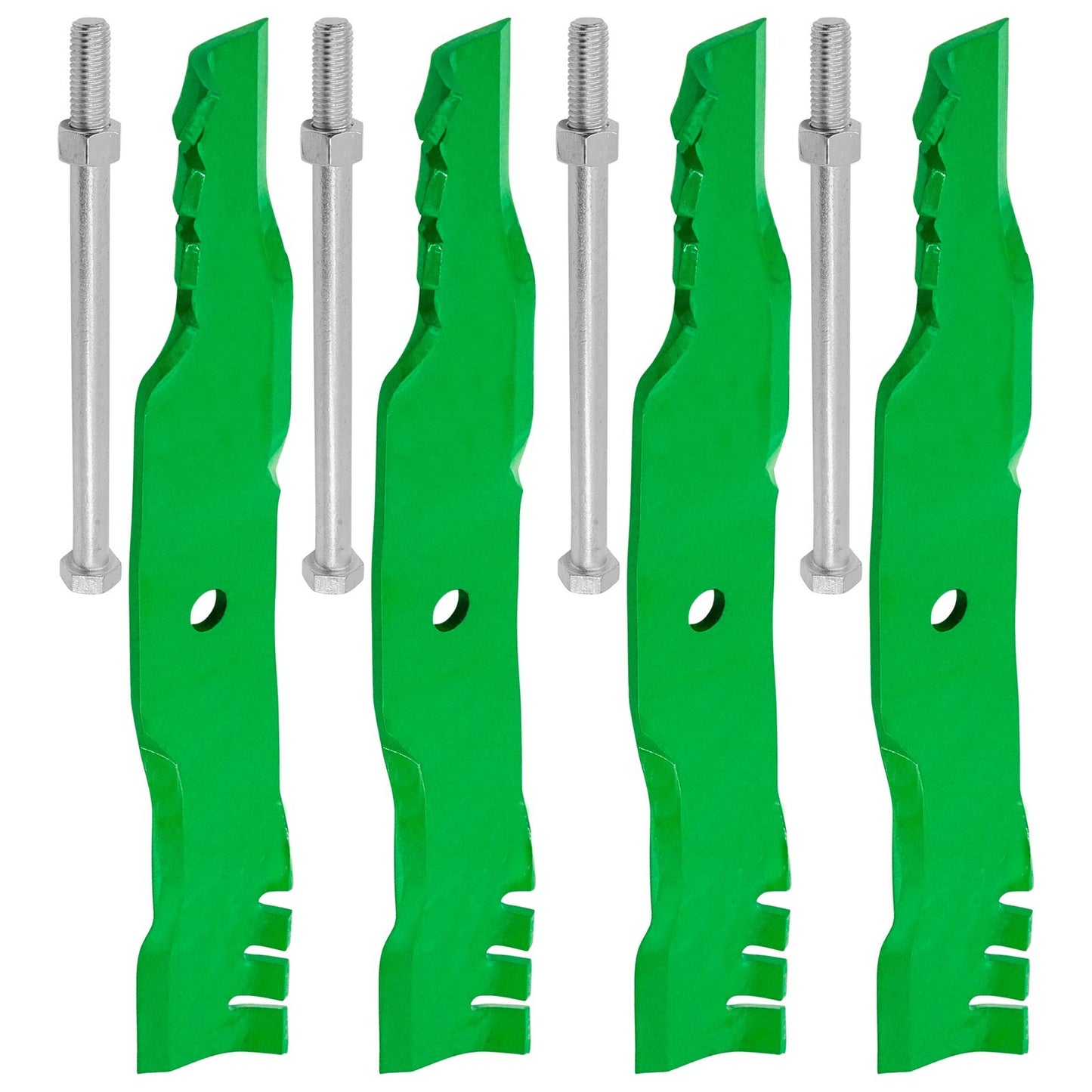 Caltric Toothed Deck Blade with Bolts for Scag (32 in) (2000–2007)