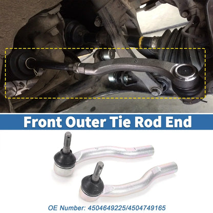 2 x Front Outer Tie Rod Ends for Lexus CT200h (2011-2017)