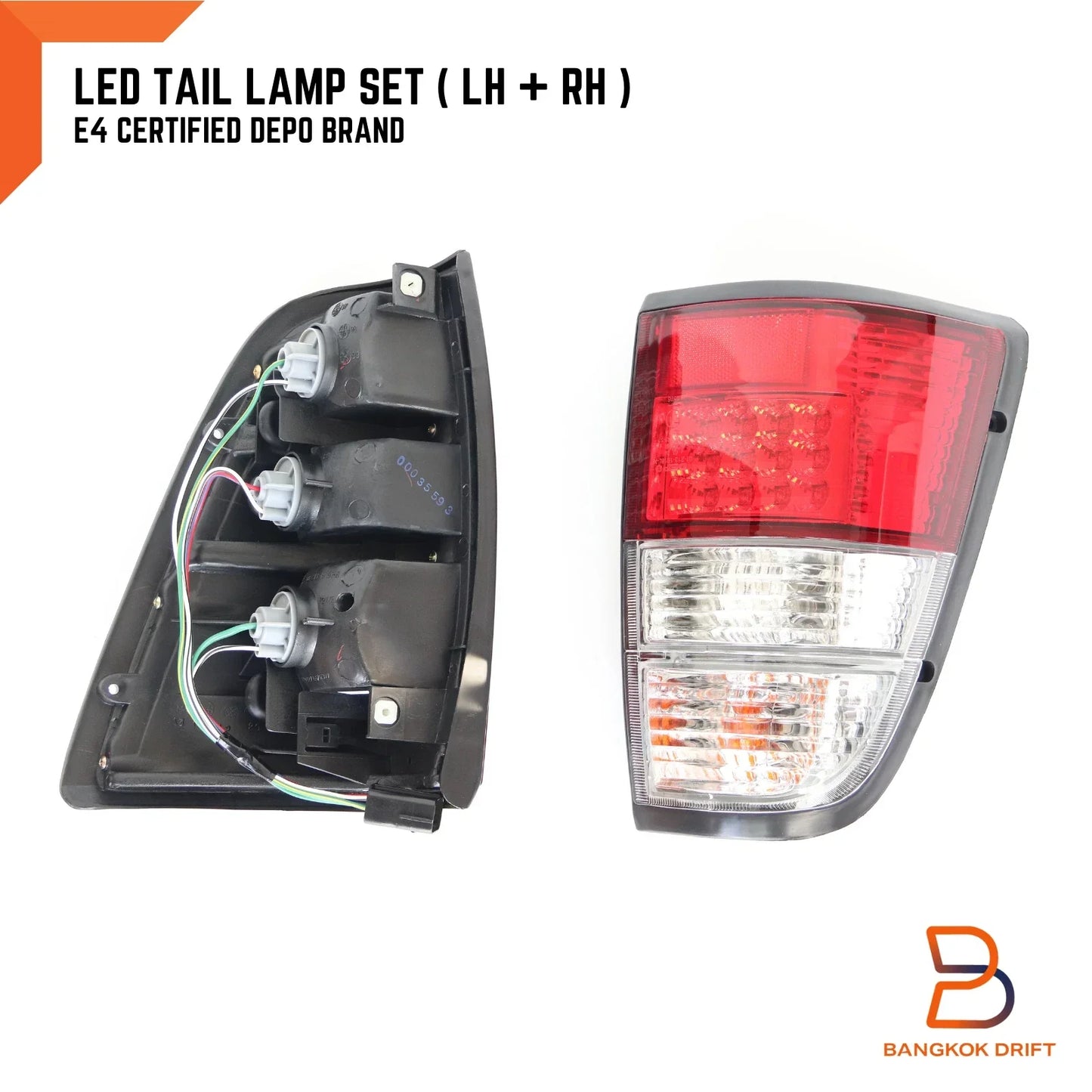 Genuine DEPO LED Tail Light for Holden Rodeo Ute (1998-2003)