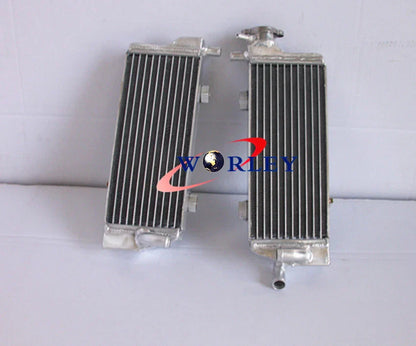 Aluminum Radiator & Orange Hose for KTM 125/200/250/300 SX/EXC/MXC (2008-2013)