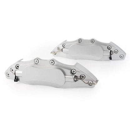 Universal Silver 3D Style Car Disc Brake Caliper Covers for Front/Rear
