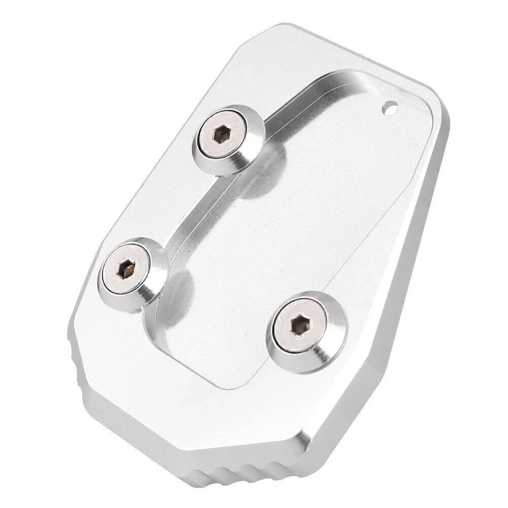 Kickstand Side Stand Extension Pad for Yamaha MT09 (2013-2016) Silver