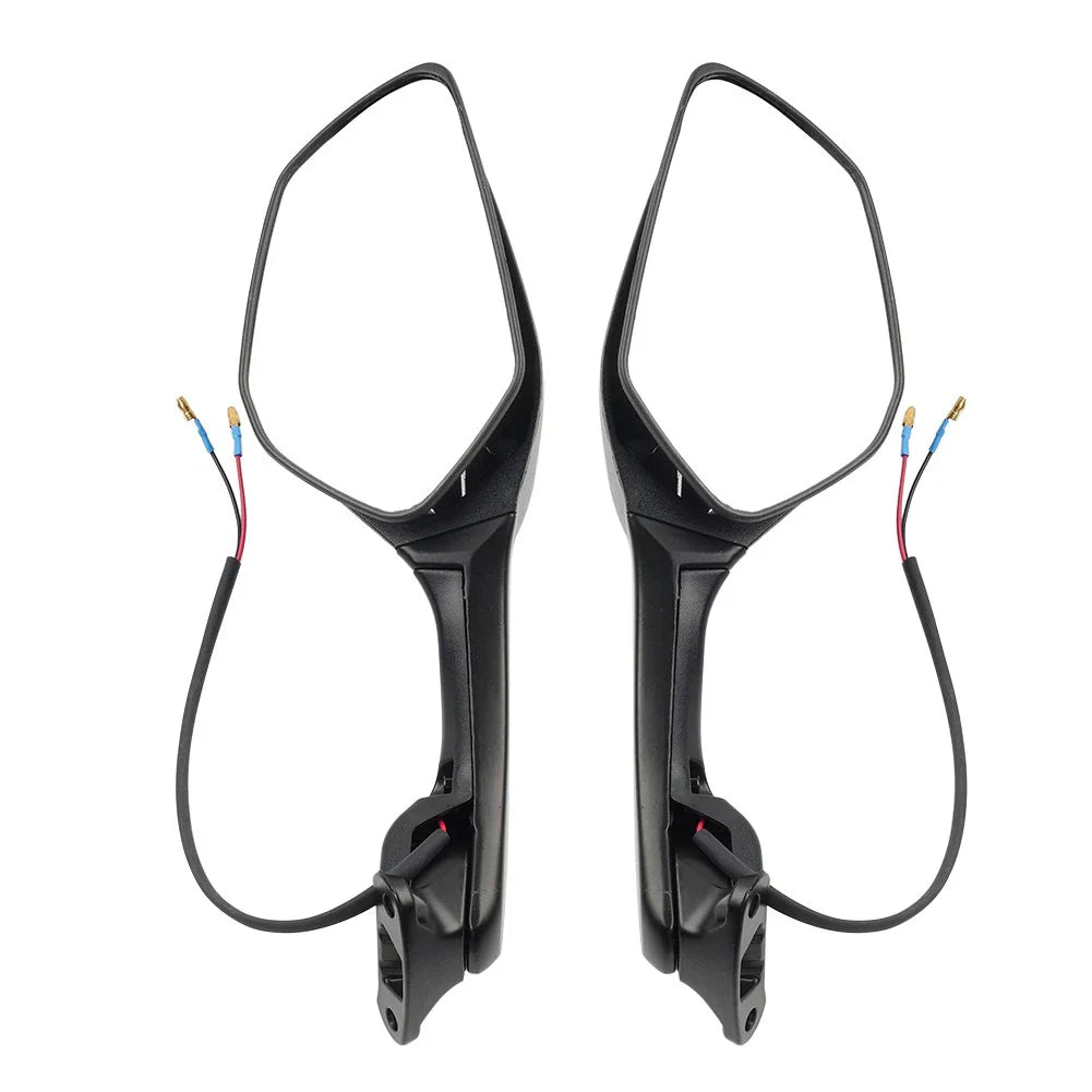 Motorcycle Rear View Mirrors w/ Turn Signals for Kawasaki Ninja ZX10R (2016-2023)