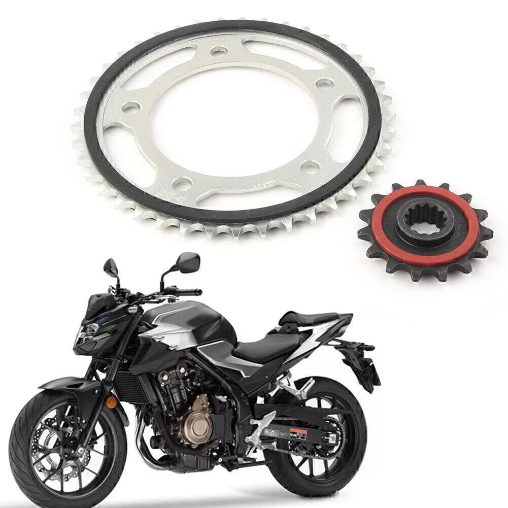 15T Front & 41T Rear Sprockets for Honda CB500F (2013-2017)