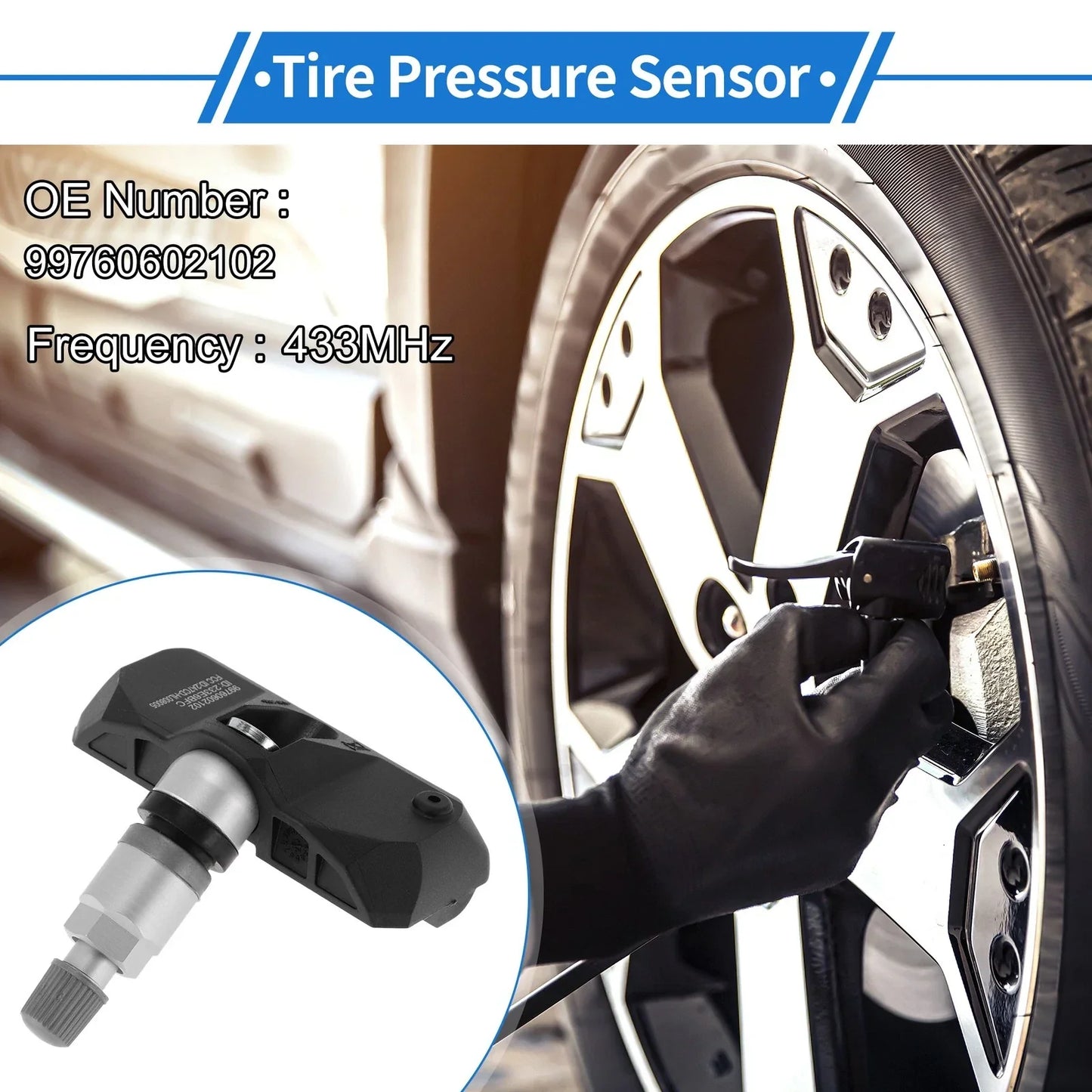 TPMS Sensor for Porsche Cayman 987 2.7 (2006-2009)