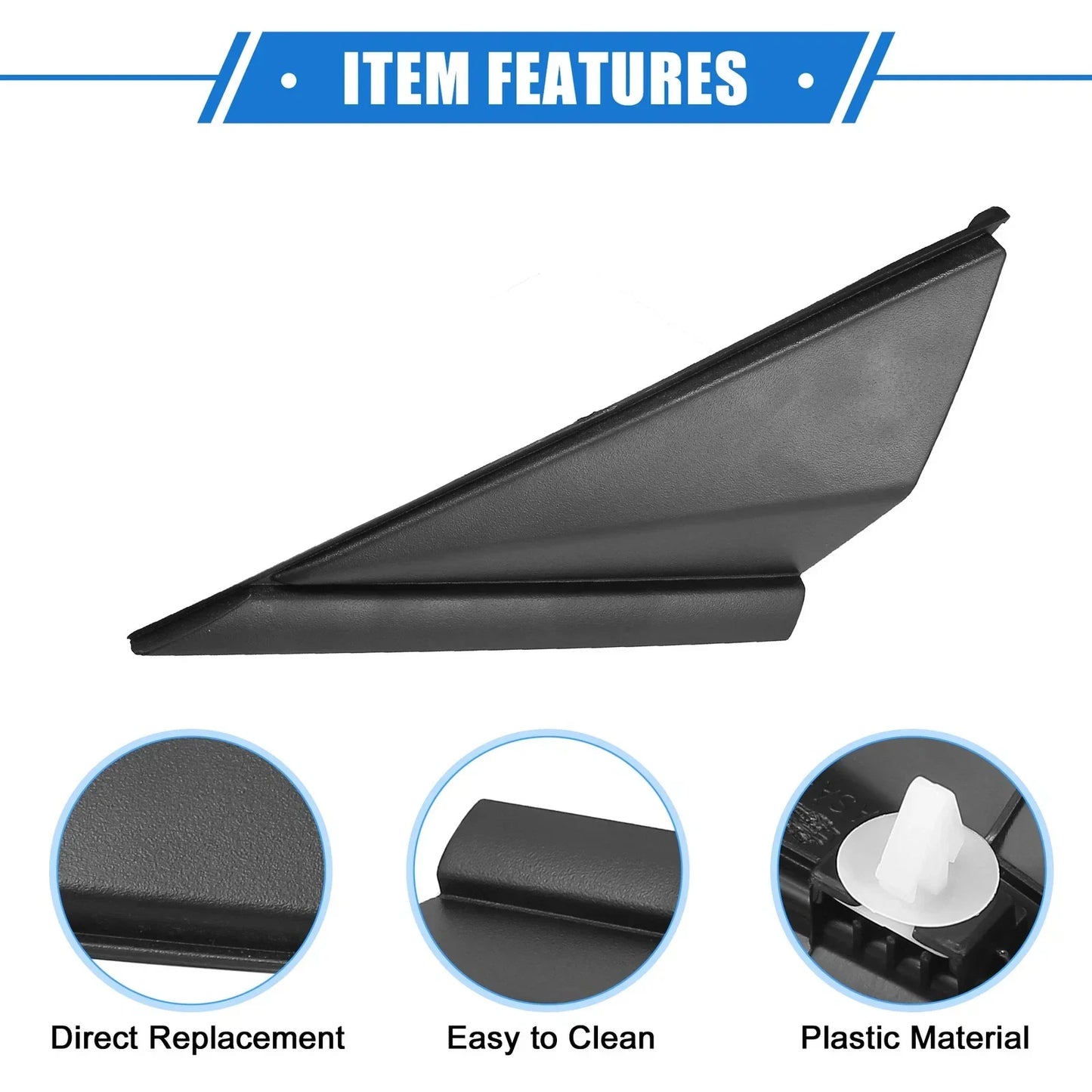 Left Mirror Corner Triangle Fender Cover for Hyundai Elantra (2014-2016)