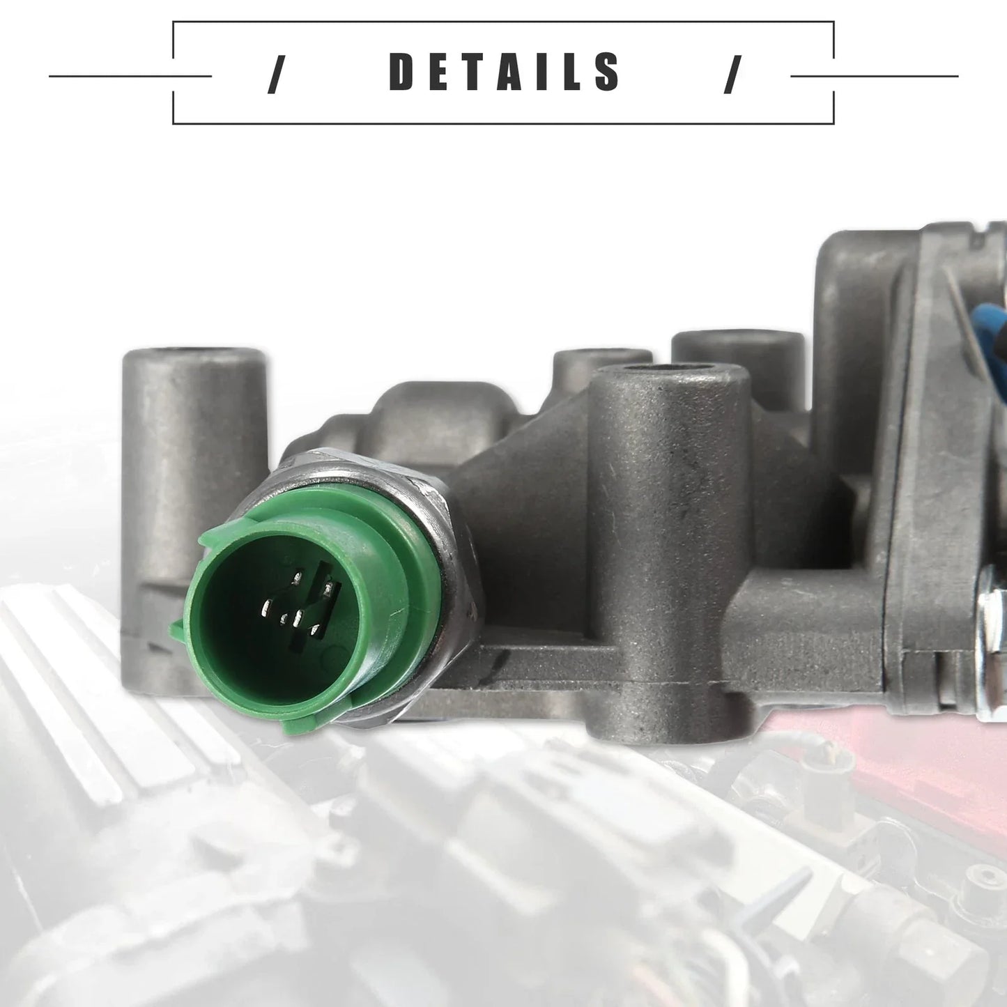 Solenoid Spool Valve for Honda (2006-2011) - Aluminum Alloy, Silver Tone, Green