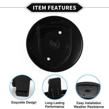 Car Wheel Hub Center Cap 76mm for Porsche 911 (1965-2021) - Gloss Black
