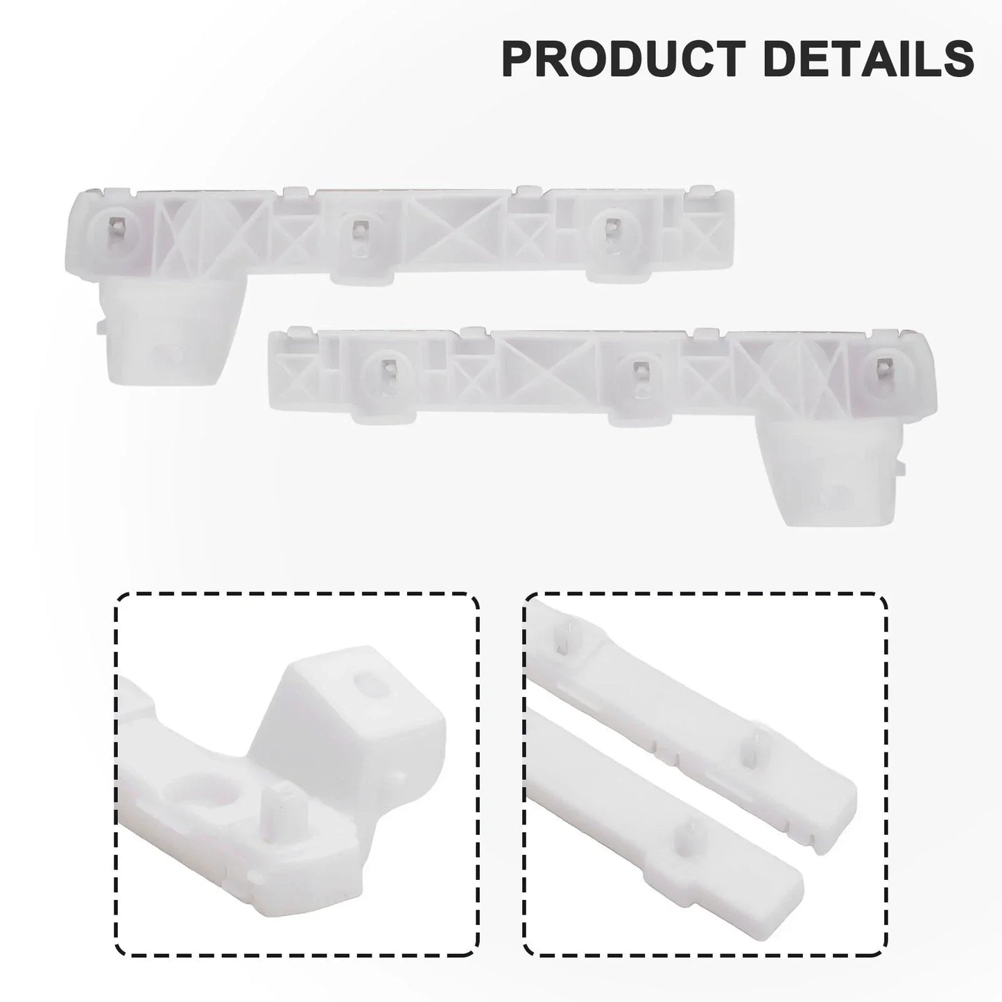 2 x Heavy Duty Front Bumper Bracket for Mitsubishi Lancer (2008–2017)
