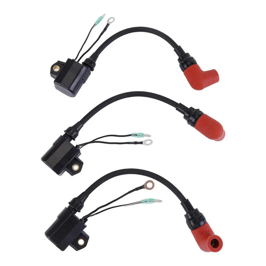 3 x Outboard Ignition Coils for Yamaha 2-Stroke 50-90HP (1992-2006)