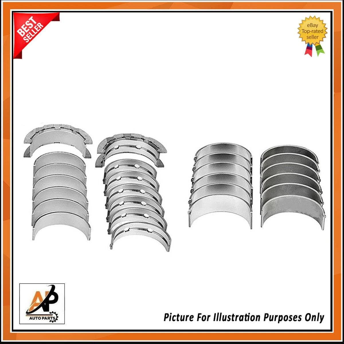 Crankshaft Main and Conrod Bearings STD Replacement for BMW N57 (2009–2018)