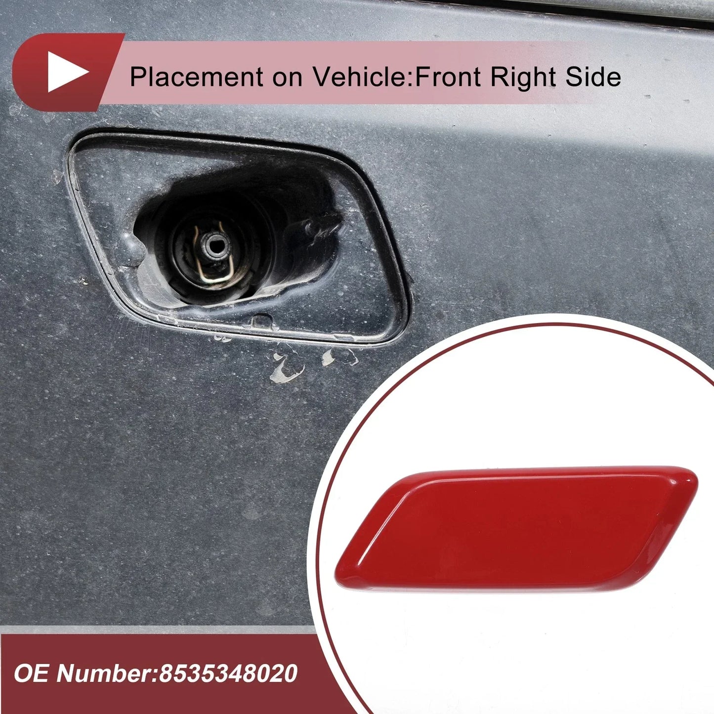 Front Right Headlight Washer Nozzle Cap for Lexus RX350 (2013-2015)