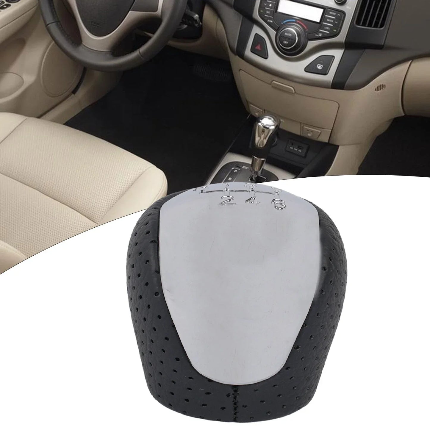Gear Knob Accessories 1Pcs Black Interior Fittings for Hyundai I30 Ix35