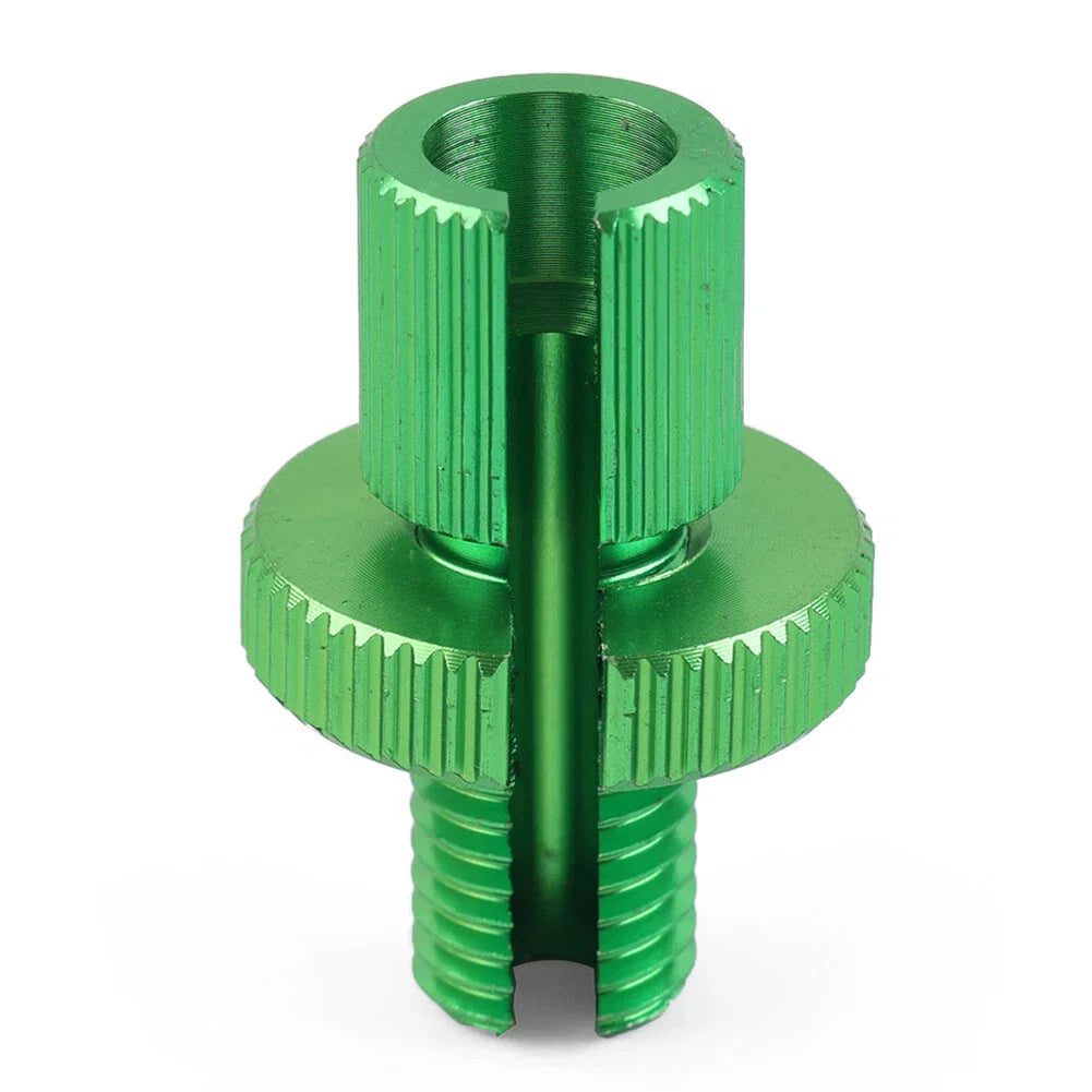 8mm Clutch Brake Throttle Cable Adjuster Screw Green for Motorcycle ATV Pit Bike