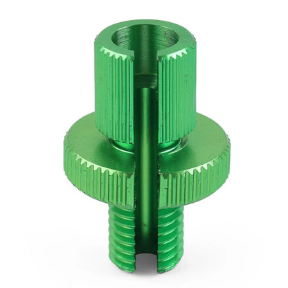 8mm Clutch Brake Throttle Cable Adjuster Screw Green for Motorcycle ATV Pit Bike