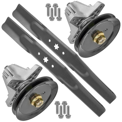42 Inch Spindle with Pulley Blade Kit for MTD Cub Cadet XT1 LT42 (2018–2024)