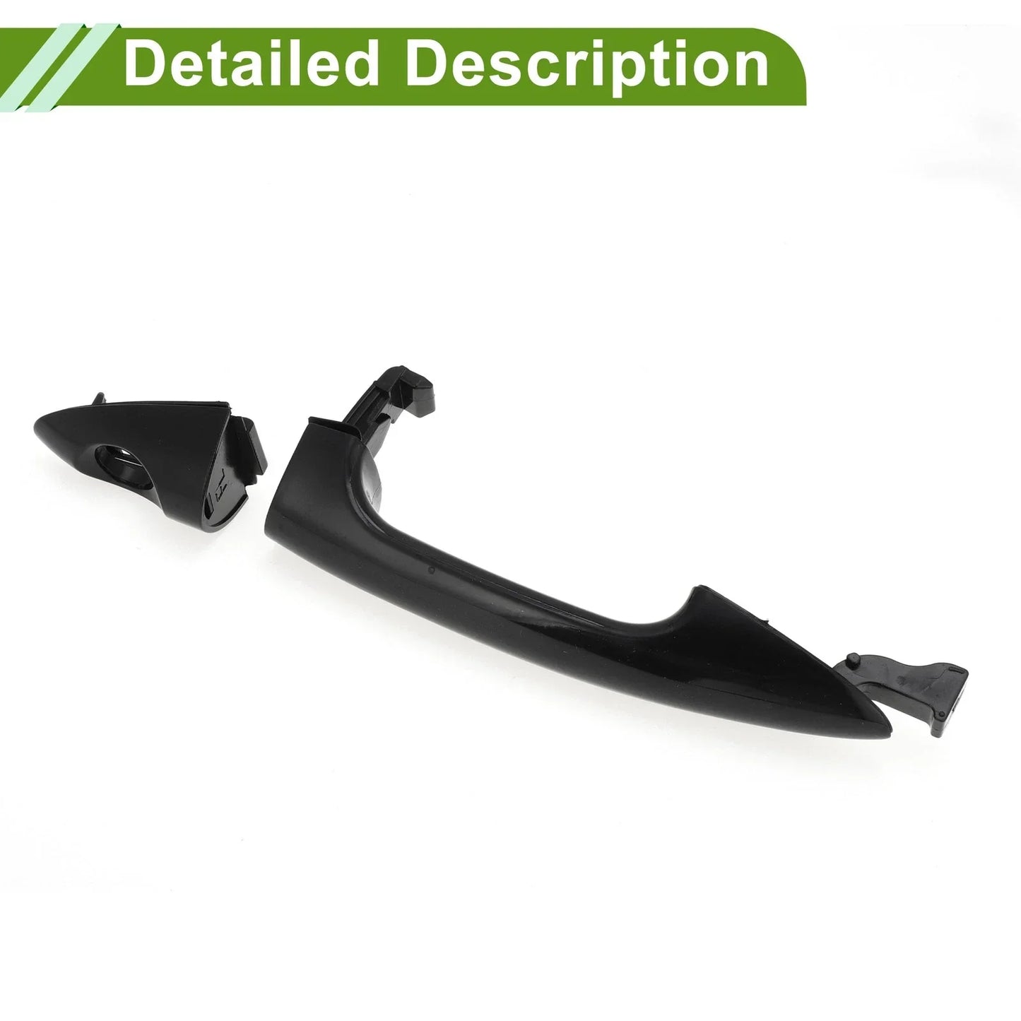 Exterior Door Handle for Hyundai Accent 2012-2017 Black Front Left
