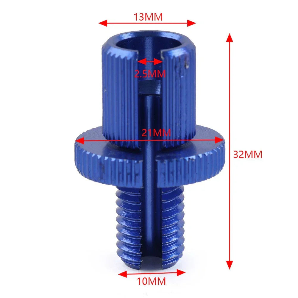 M10 x 1.25 Clutch Brake Throttle Cable Adjuster Screw for ATV Pit Dirt Bike (N/A)