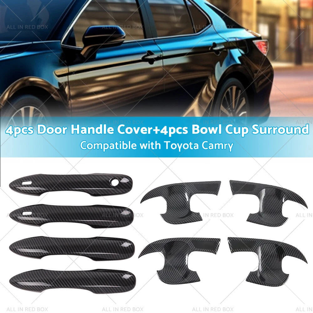 Carbon Fiber Door Handle Covers for Toyota Camry