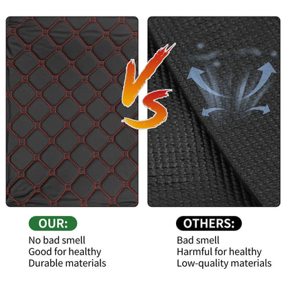 Flat Face Cargo Liner Rear Trunk Mat for Honda CR-V Hybrid (2017-2021) Black XPE