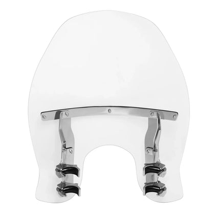 19" Windshield & Clamps for Harley Dyna Low Rider, Street Bob (2006-2017)