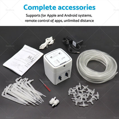 Double Pump Automatic Water Drip System for Mobile App Control