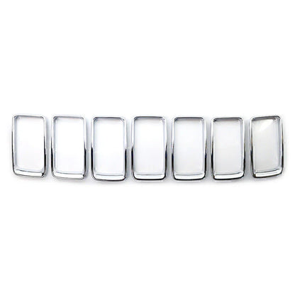7 Pcs Front Grille Trim Cover for Jeep Grand Cherokee (2014-2016)