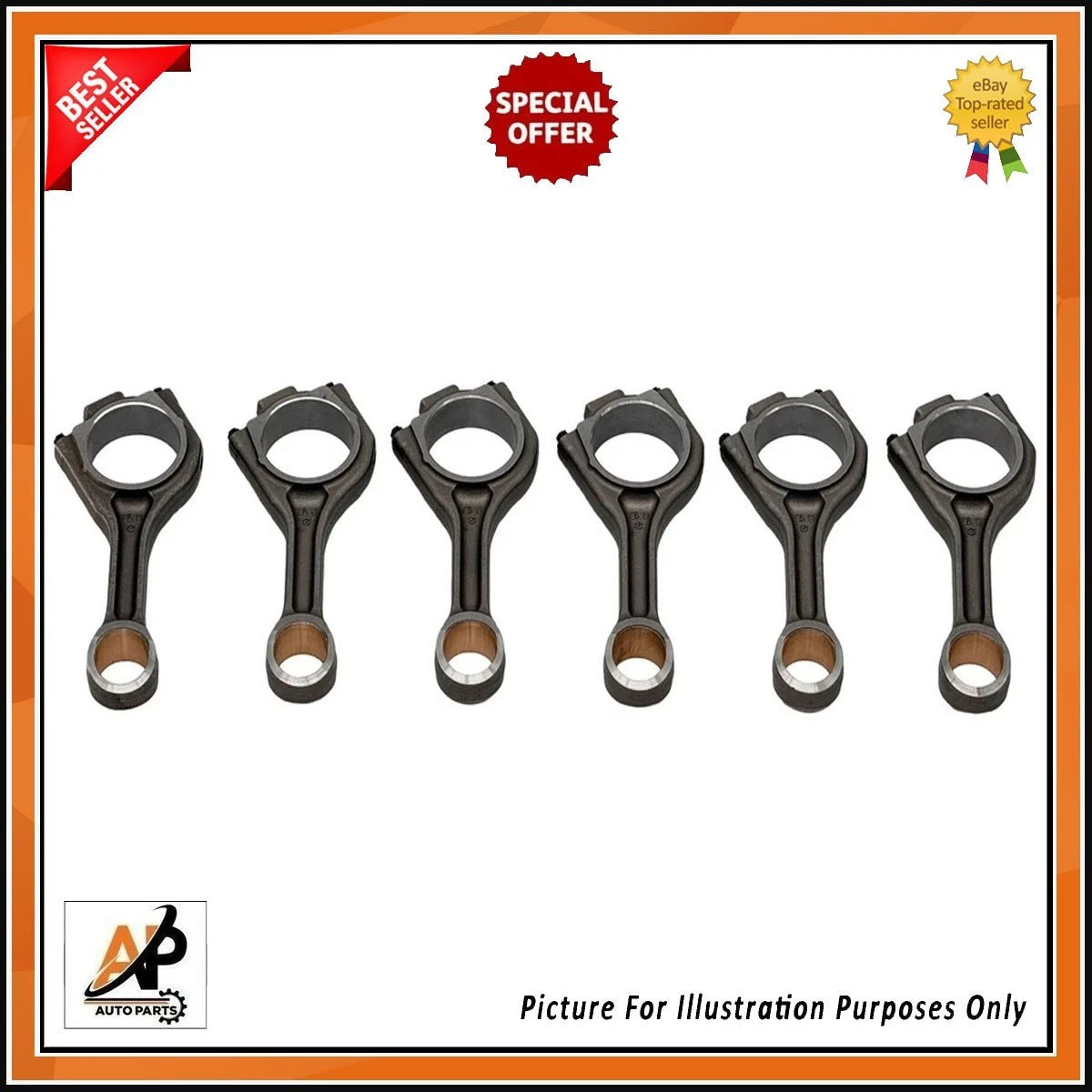 Connecting Rod Set Heavy Duty for Land Rover Discovery V 3.0 D (2017–2019)