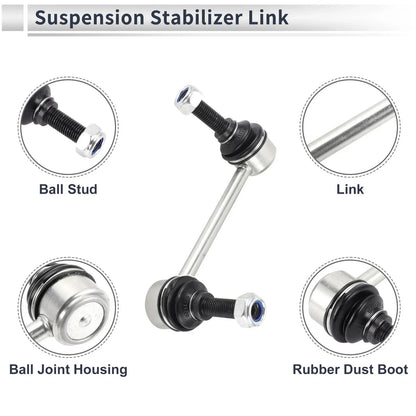Front Stabilizer Bar Links 2 x Pcs Bushing for Jeep Grand Cherokee (1999-2004)