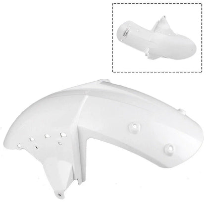 Unpainted White Front Fender Mudguard for Kawasaki Ninja ZX6R (2005)
