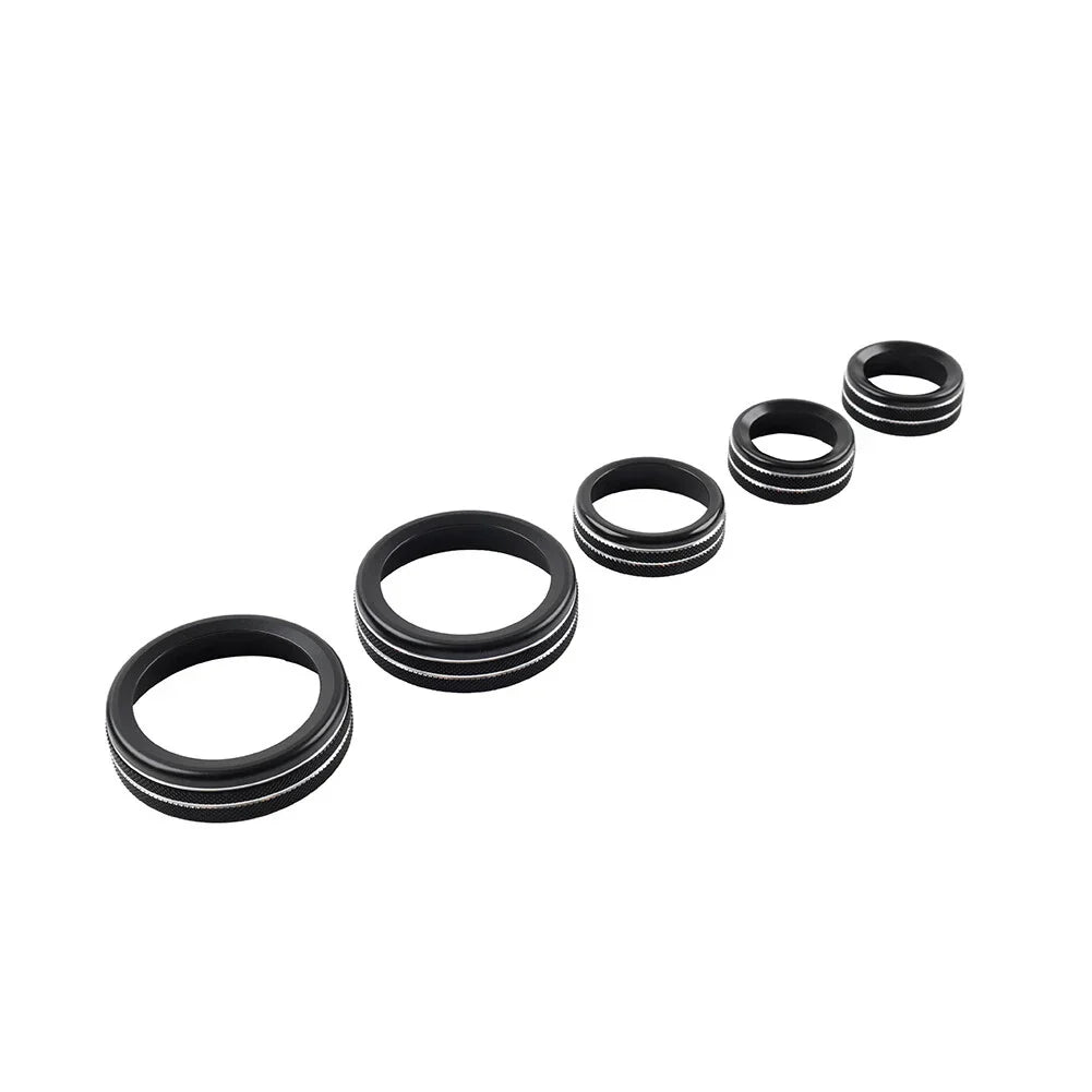 AC Headlight Switch Knob Ring for Ford Maverick (2022-2023) Black