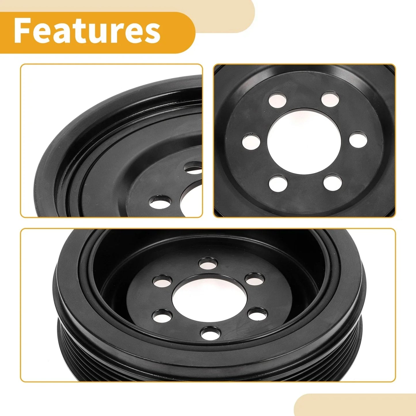 Harmonic Balancer Crankshaft Pulley for BMW 528i (2012-2016)