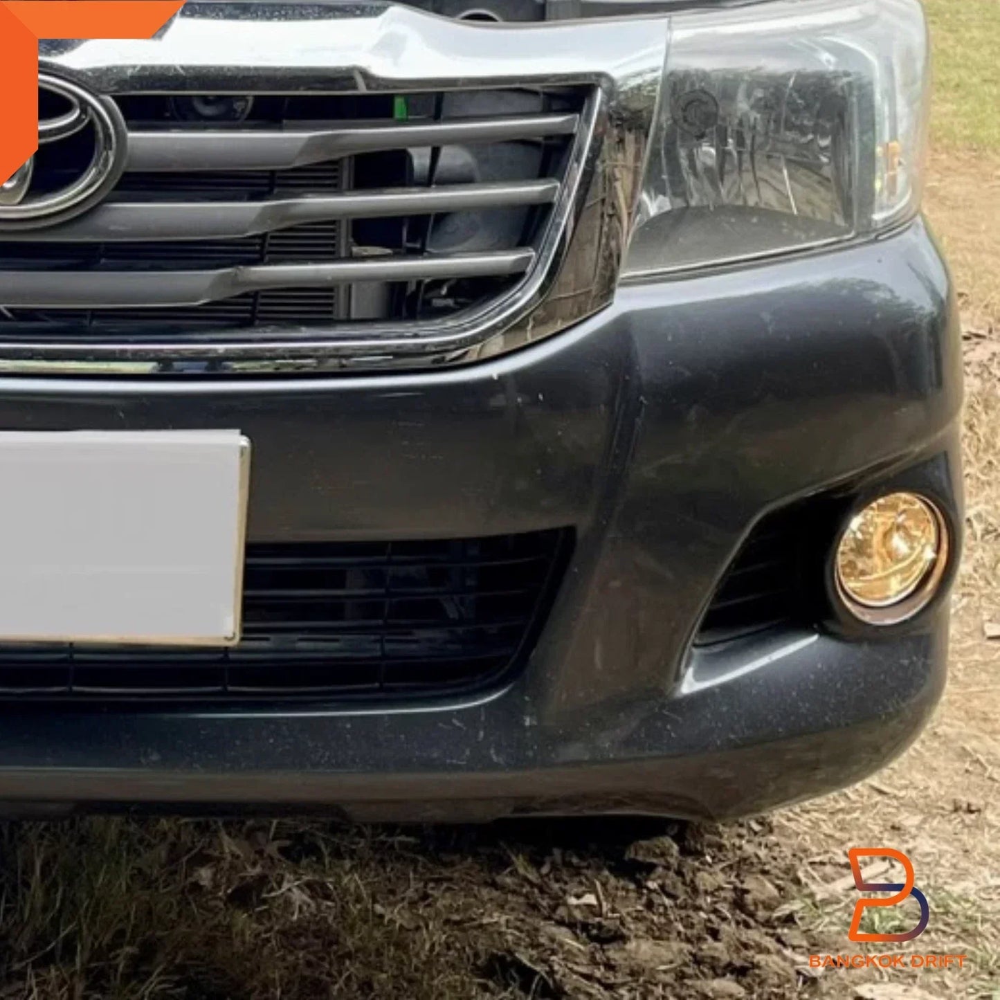 Fog Light for Toyota Hilux Ute (2011-2014) - E4 DLAA Chrome Trim