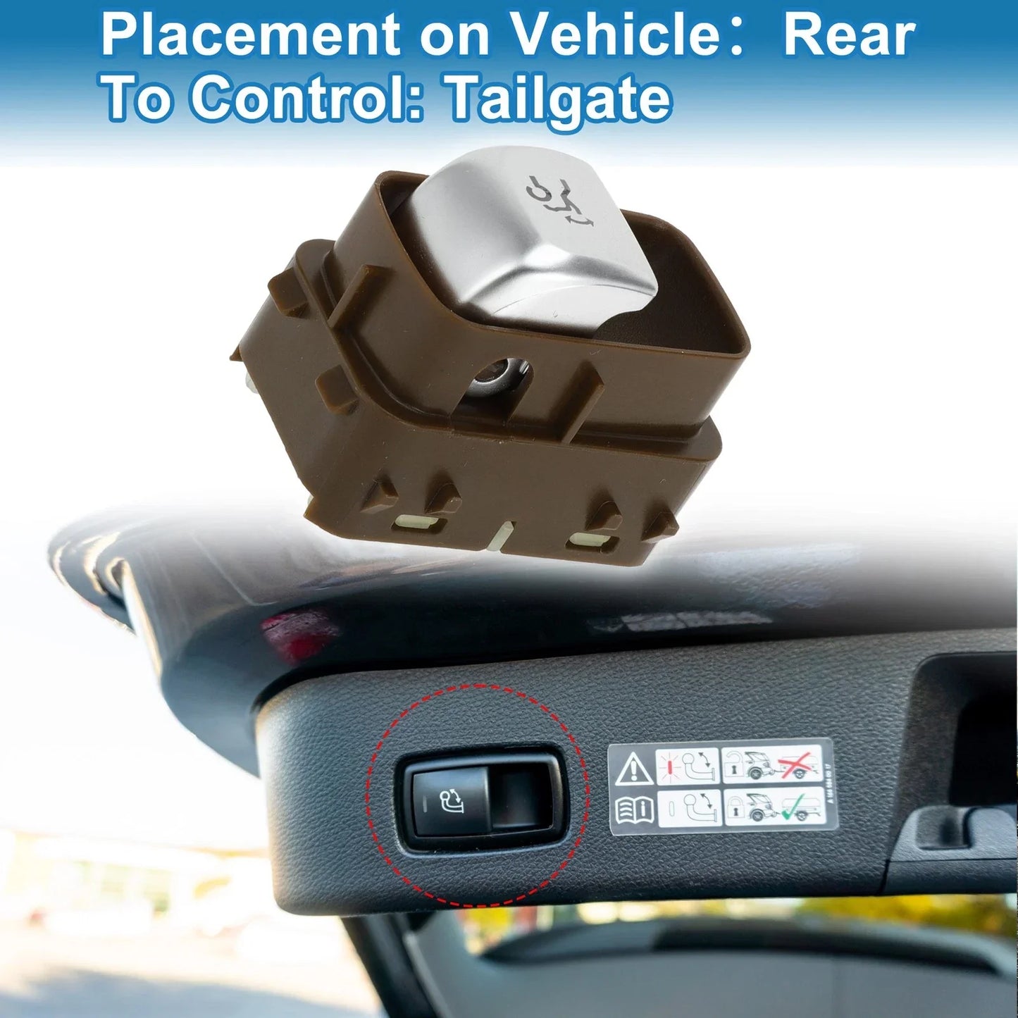 Trunk Release Switch for Mercedes-Benz C180 C200 C300 GLC300 (2015-2020)