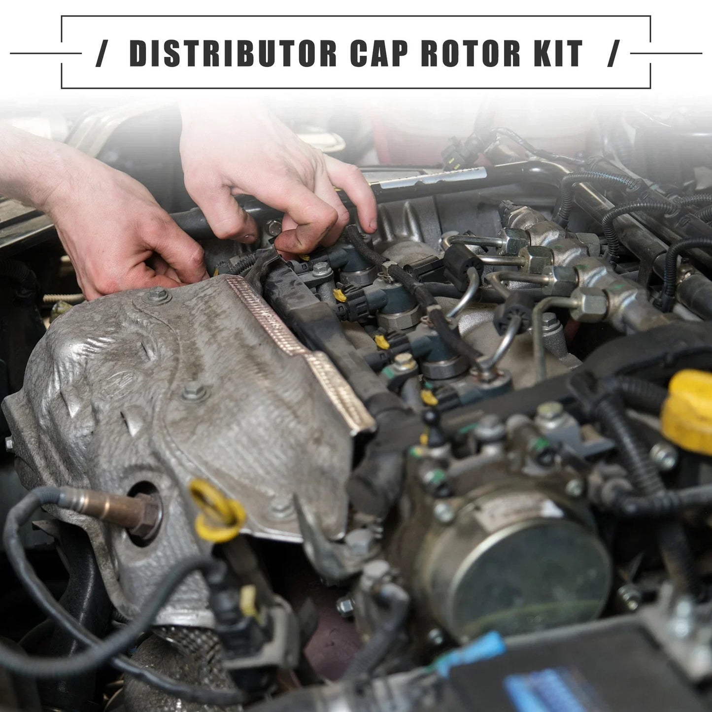 Ignition Distributor Set 2 x Cap & Rotor Kit for Chevrolet