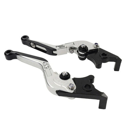 Silver CNC Folding Extendable Brake Clutch Levers for BMW S1000XR (2015-2021)