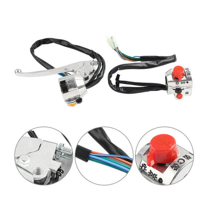 7/8" Handlebar Lever Switch Set for Honda CB125S CT90 XL350 (1973-1976)