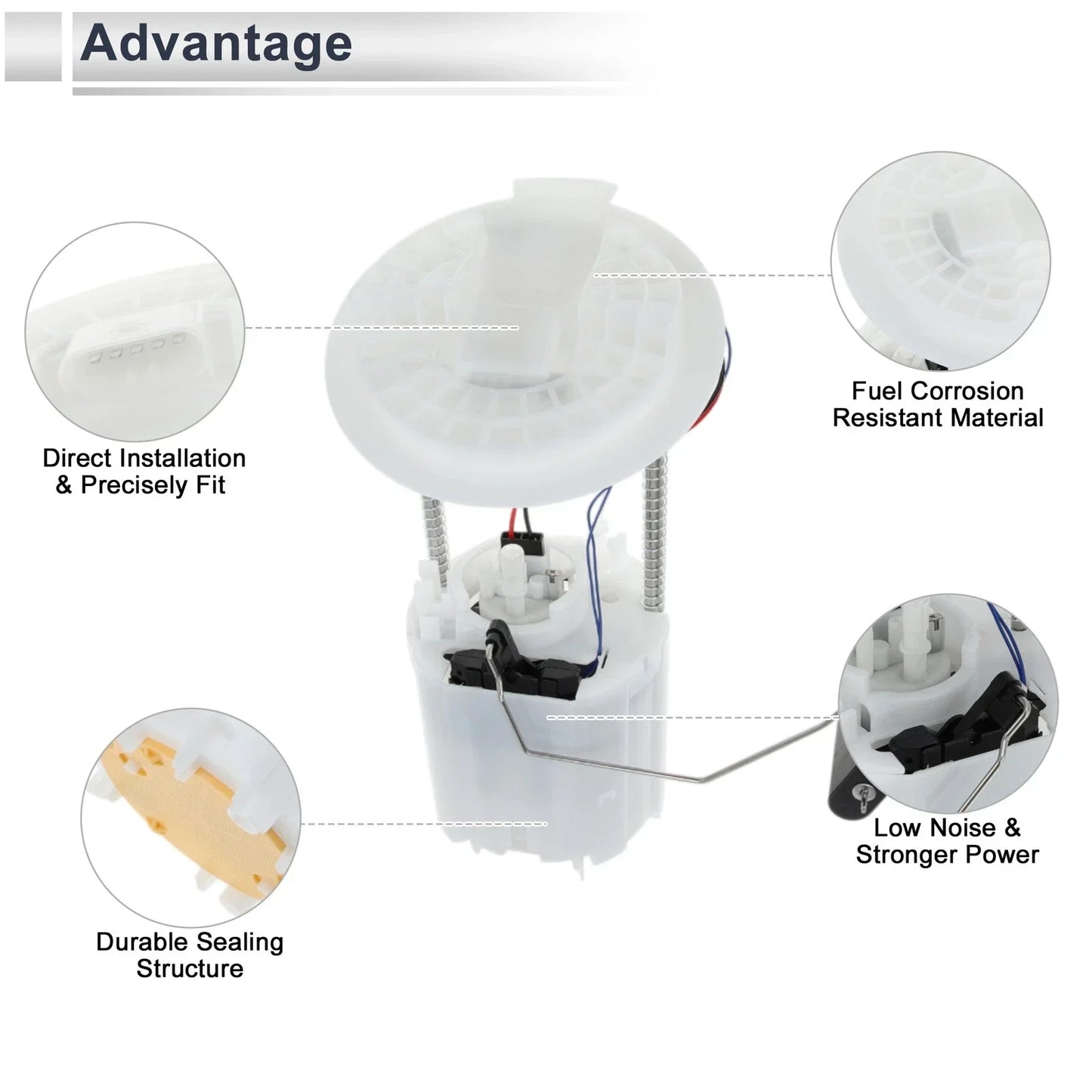 Fuel Pump Assembly for Dodge Charger, Challenger (2017-2022)