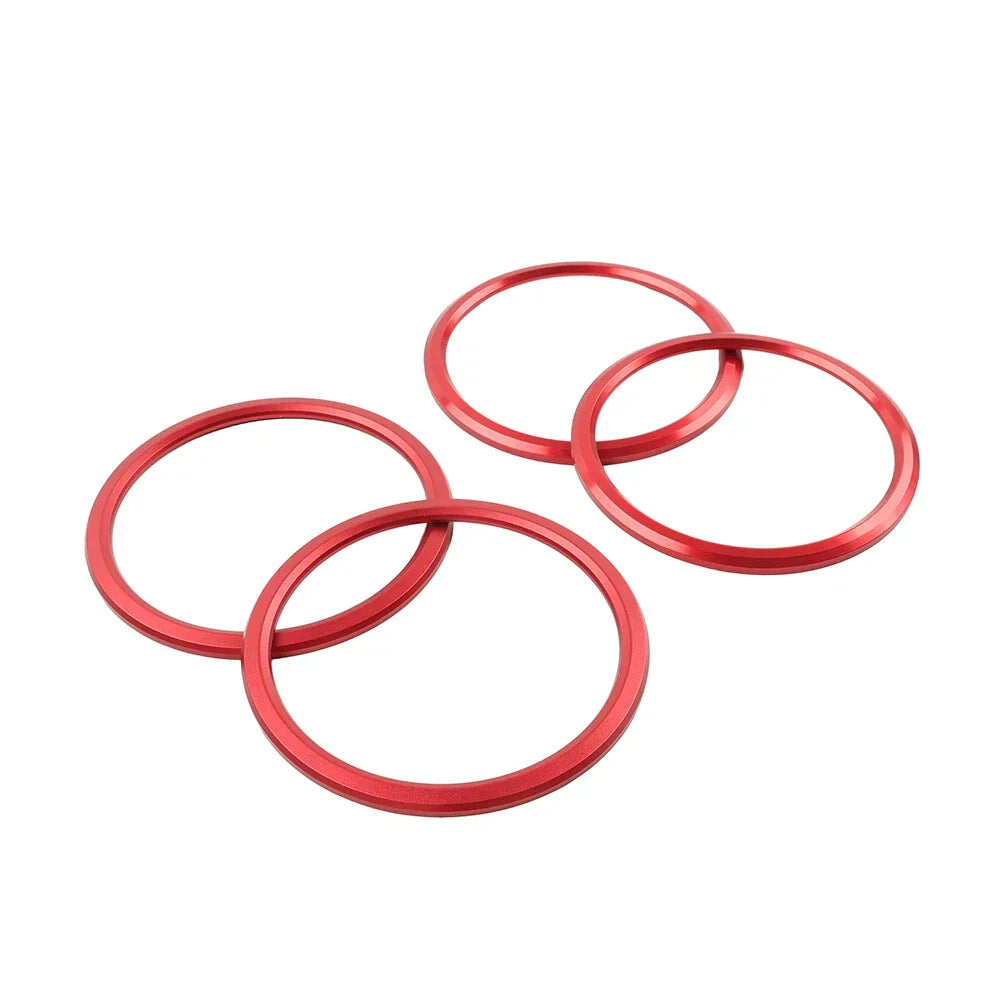 Red Air Condition Vent Outlet Ring Cover Trim for Chevrolet Camaro (2017-2022)